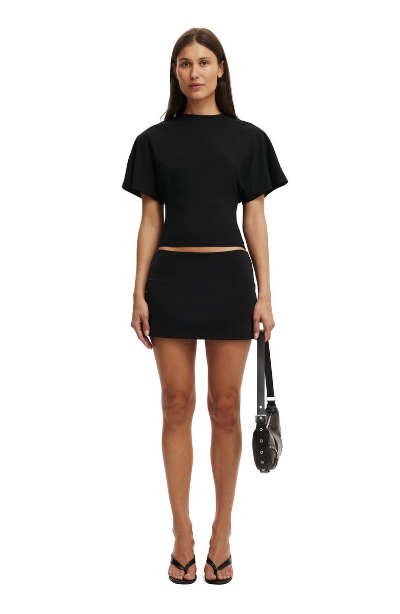 Cotton On Women's Blair Batwing Short Sleeve Tee, Alternate, color, Black