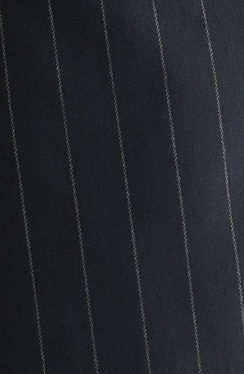 Malbon Golf Emmett Pleated Straight Leg Pants, Alternate, color, Navy