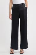 Theory Classic Straight Leg Satin Pants