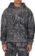 Good For Nothing Men's Woodland Blackout Camo Relaxed Hoodie