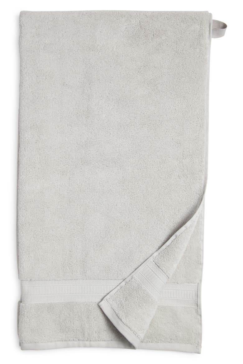 Zero Twist Cotton Bath Towel, Main, color, GREY VAPOR