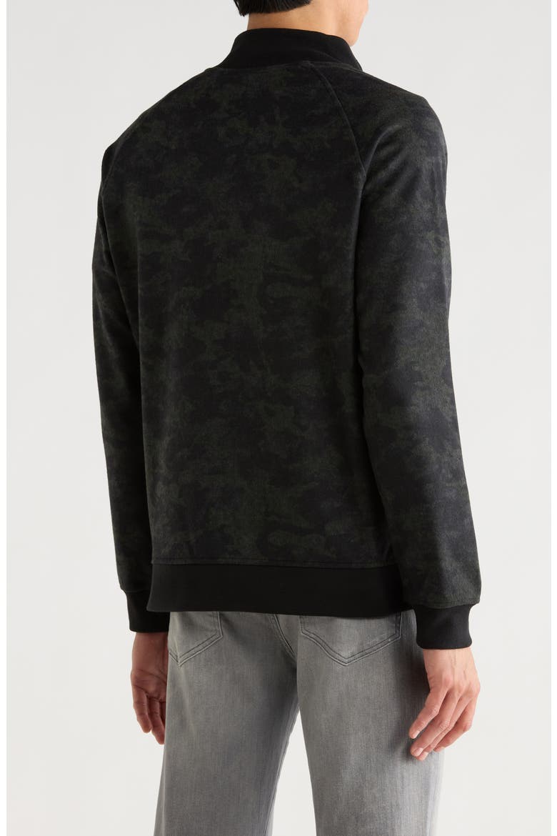 Camo Print Baseball Bomber Jacket, Alternate, color, CAMO