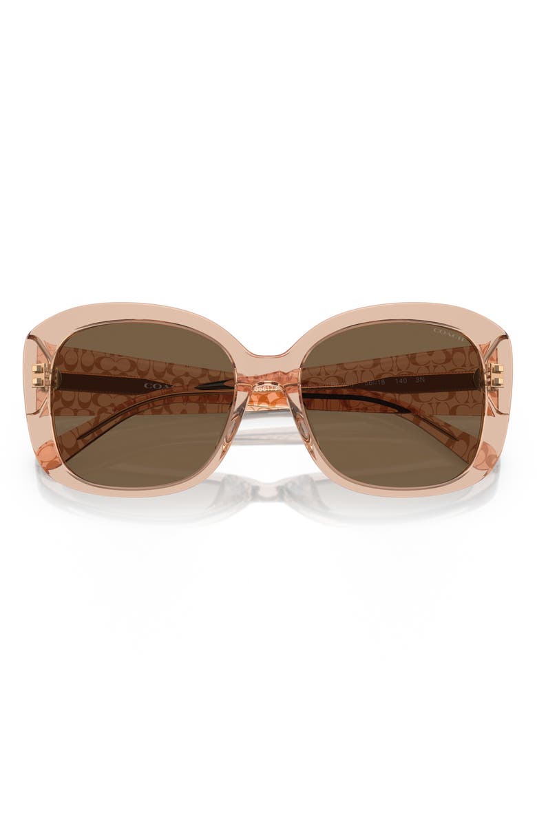 COACH 56mm Butterfly Sunglasses, Alternate, color, 