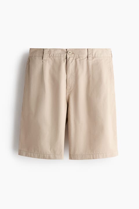 Relaxed Fit Cotton Chino Shorts