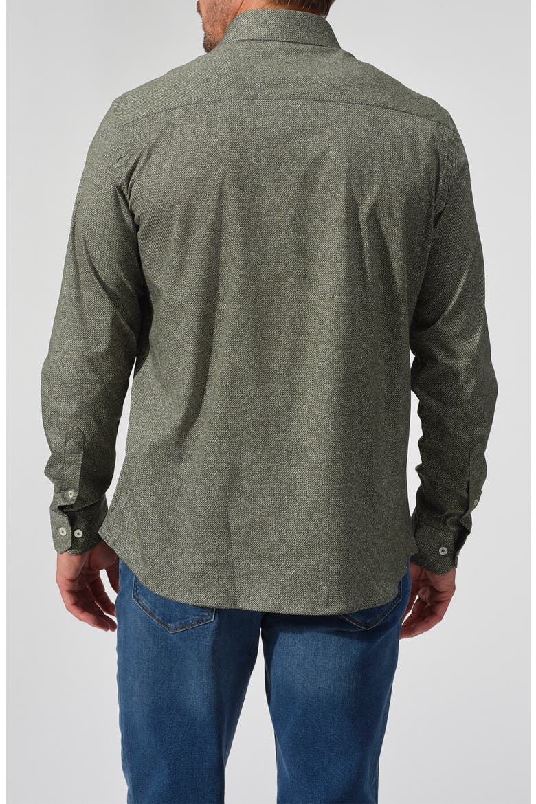 Dynamic Comfort Twill Look Jersey Shirt, Alternate, color, FOREST