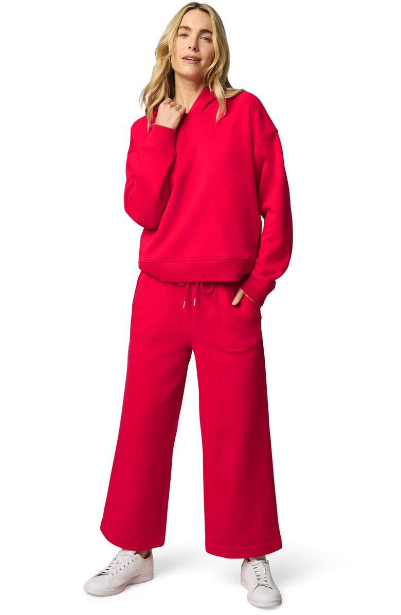 Splendid Goldie Hoodie, Alternate, color, Rouge Red
