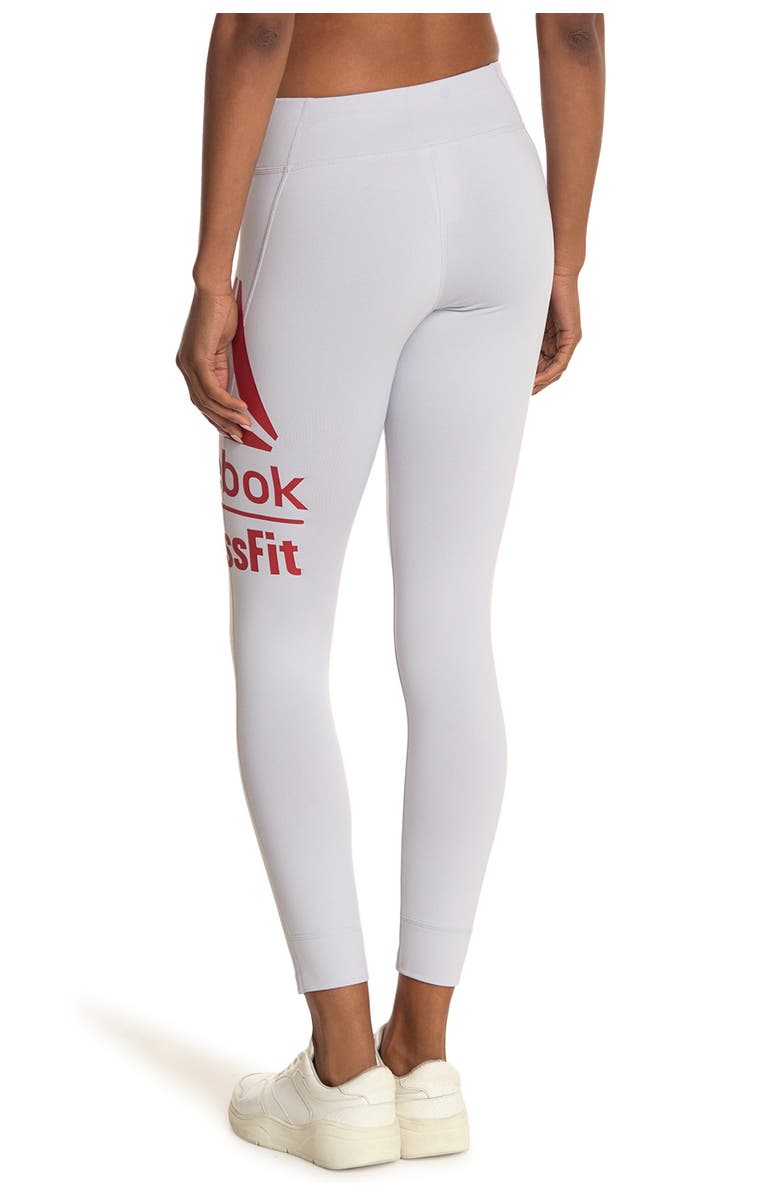 Reebok Lux Crossfit Logo Leggings, Alternate, color, 