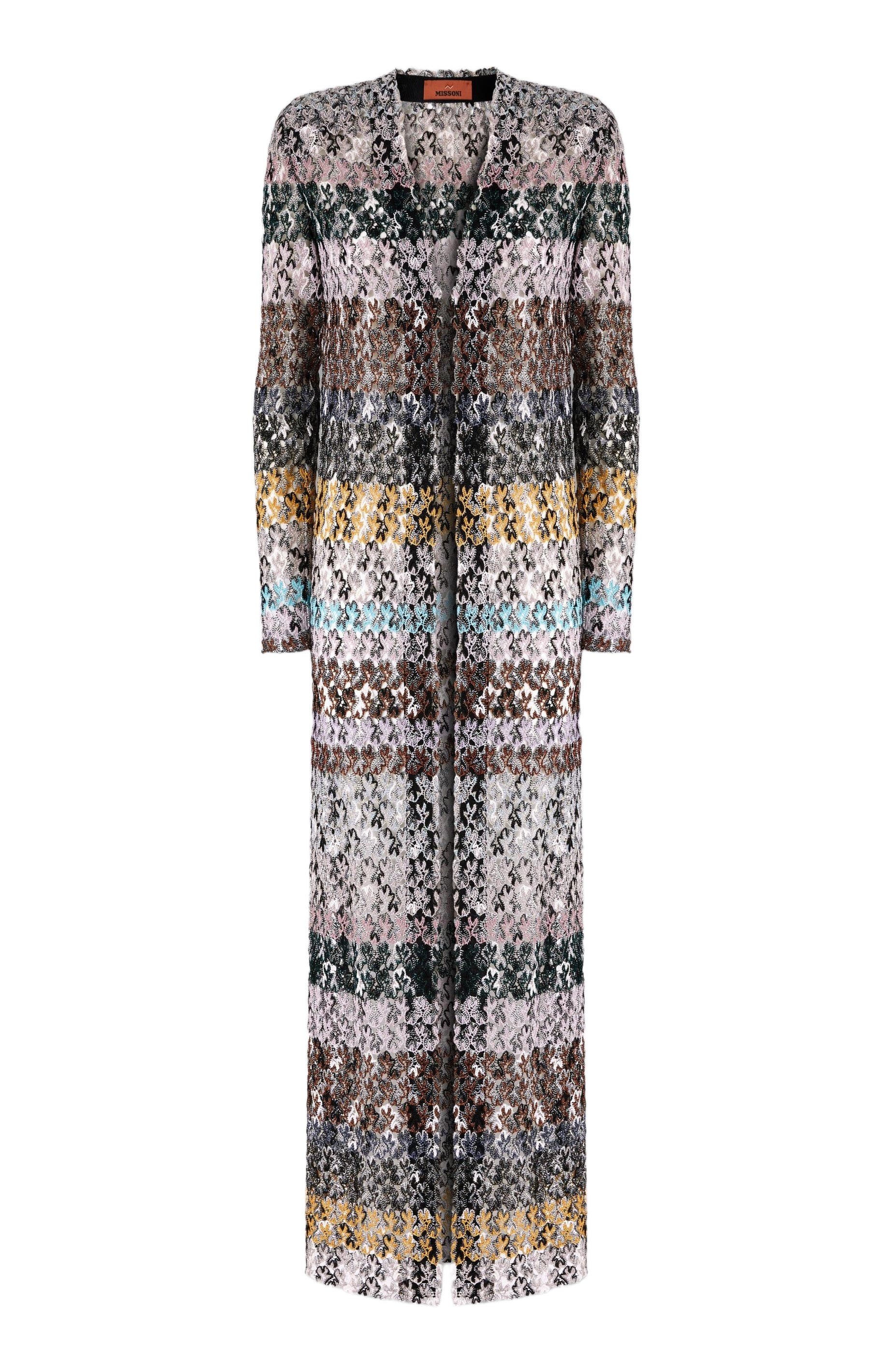 Long Cardigan With Lace Straps - image 2