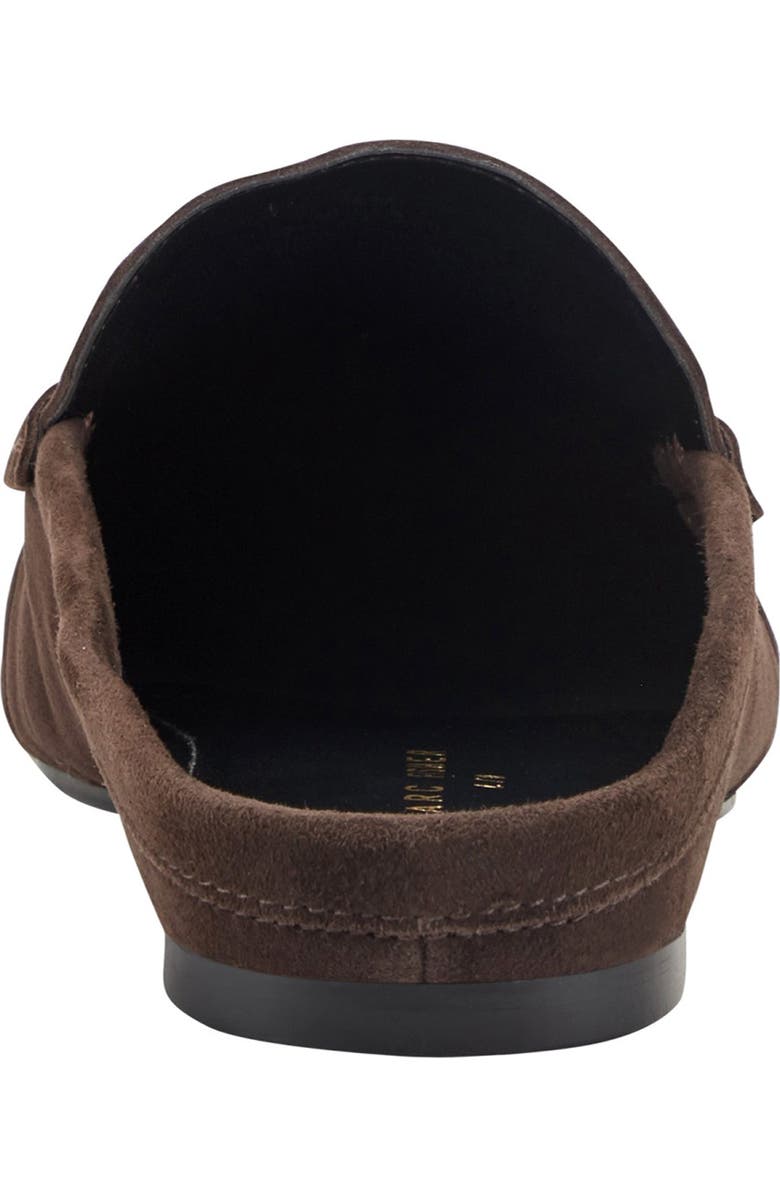 Marc Fisher LTD Jaynie Almond Toe Loafer Mule, Alternate, color, Dark Brown