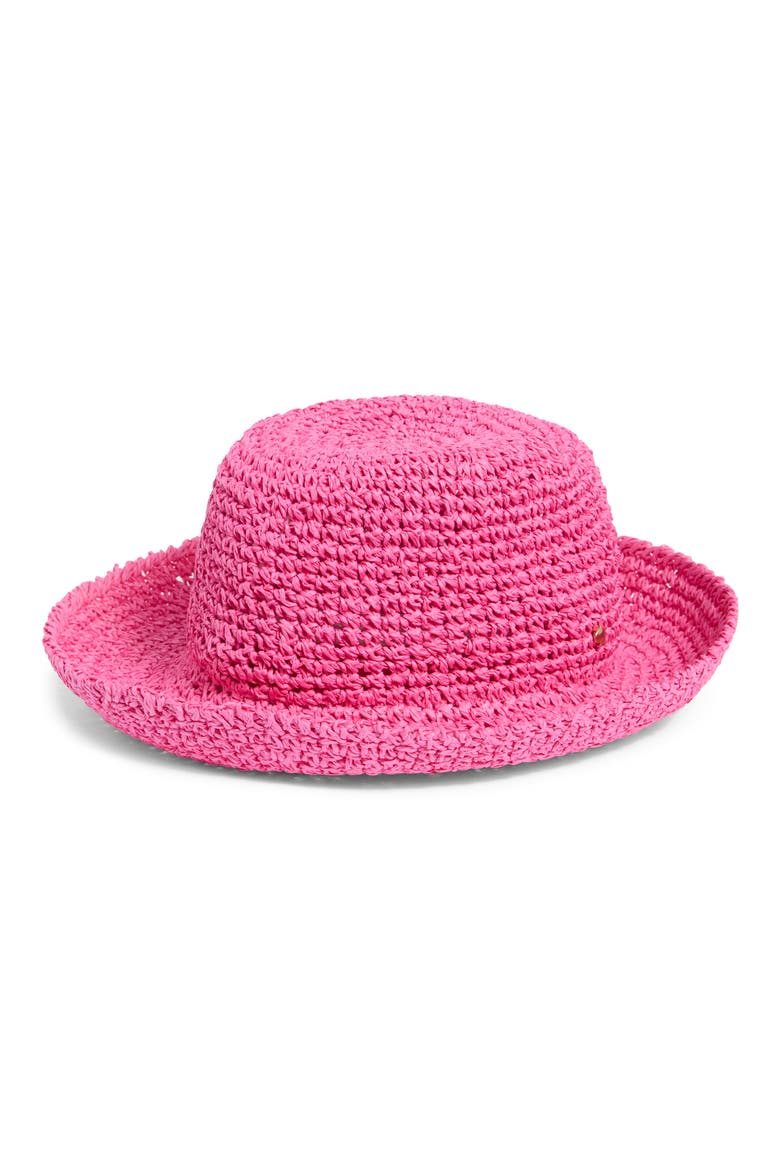 Straw Cloche, Alternate, color, CAROUSEL PINK
