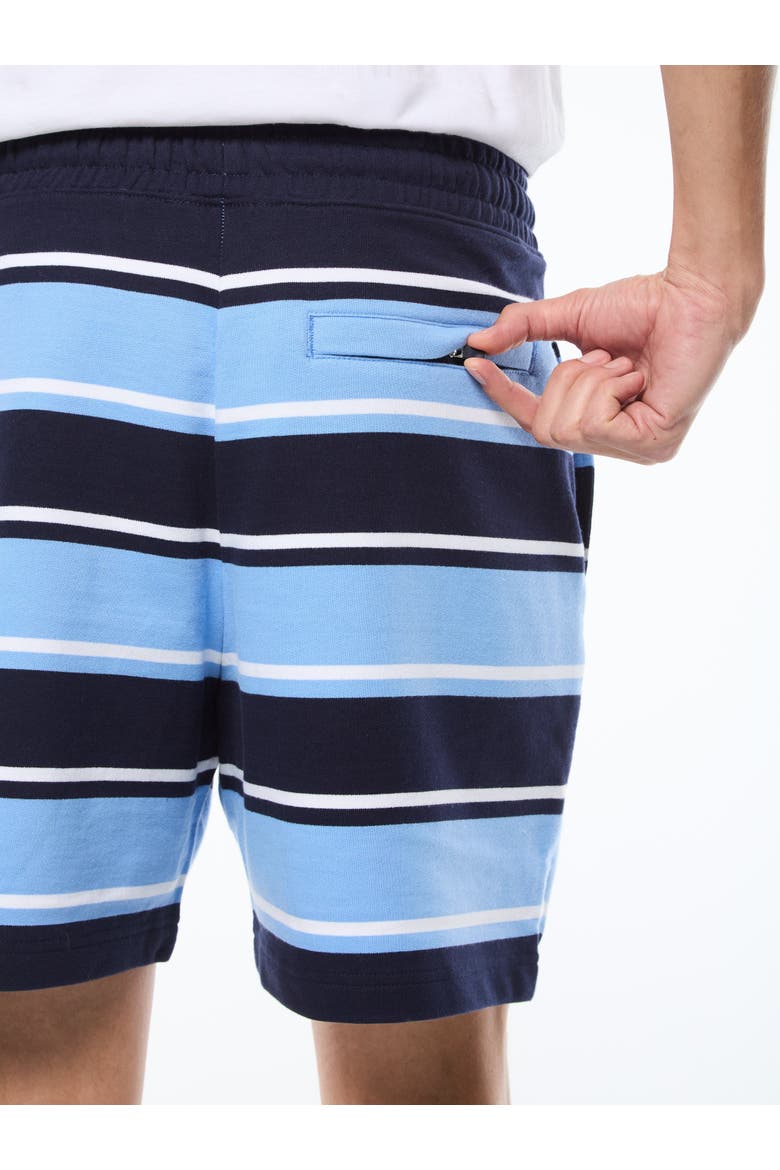 Strisce Stripe Short, Alternate, color, MARITIME BLUE