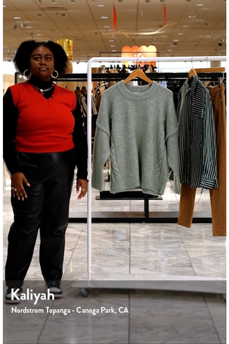 Cable Stitch Crewneck Sweater video