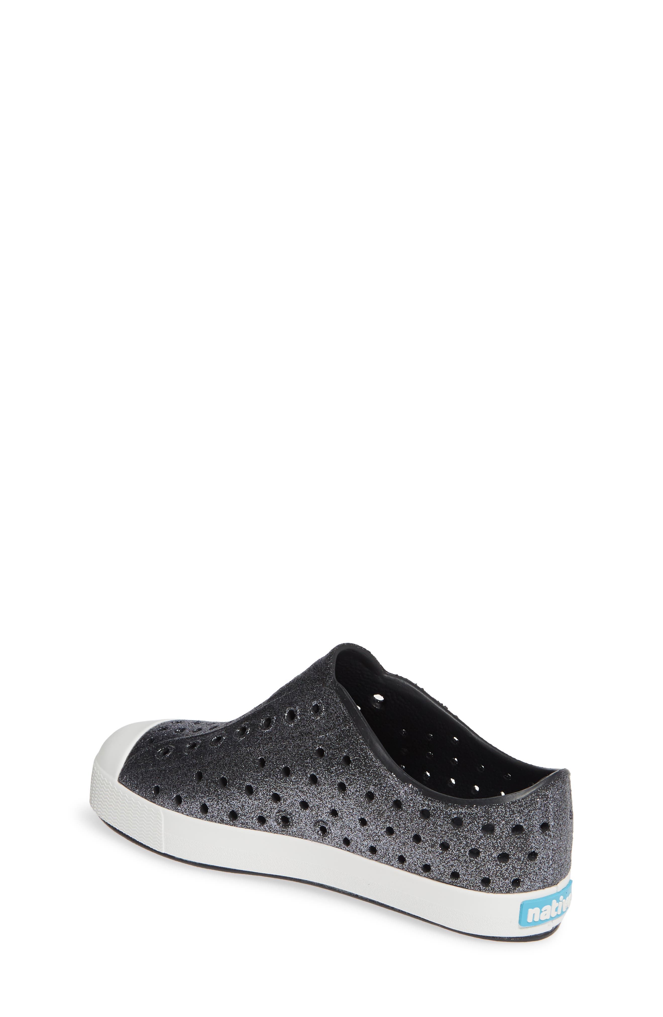 Jefferson Bling Glitter Slip-On Sneaker, Alternate, color, JIFFY BLING/ SHELL WHITE