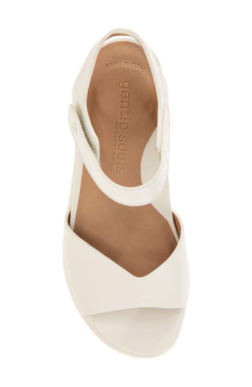 Gentle Souls Jalleen Wedge Sandal In Neutral