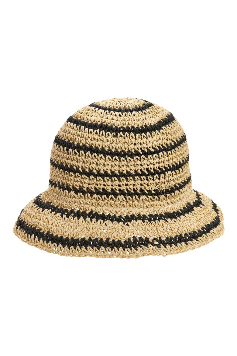 Straw Cloche Hat, Main, color, NATURAL