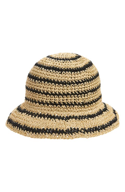 Straw Cloche Hat