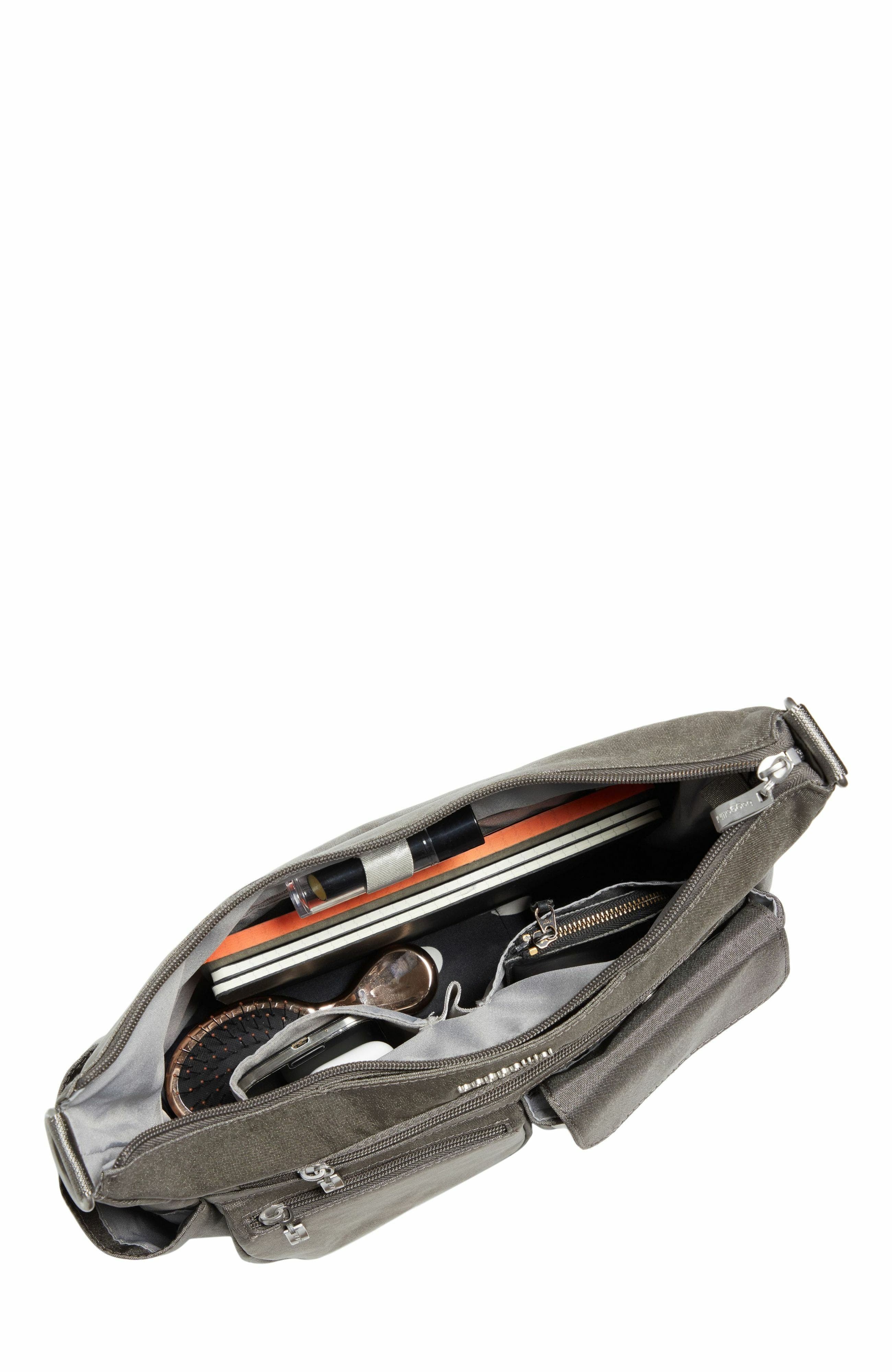 Modern Everywhere Hobo Crossbody Bag with Wristlet, Alternate, color, Sterling Shimmer