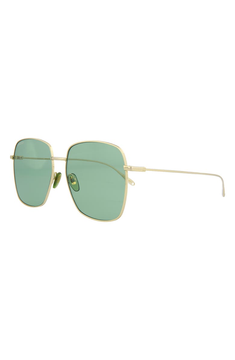 Gucci 59mm Oversize Square Sunglasses, Alternate, color, 