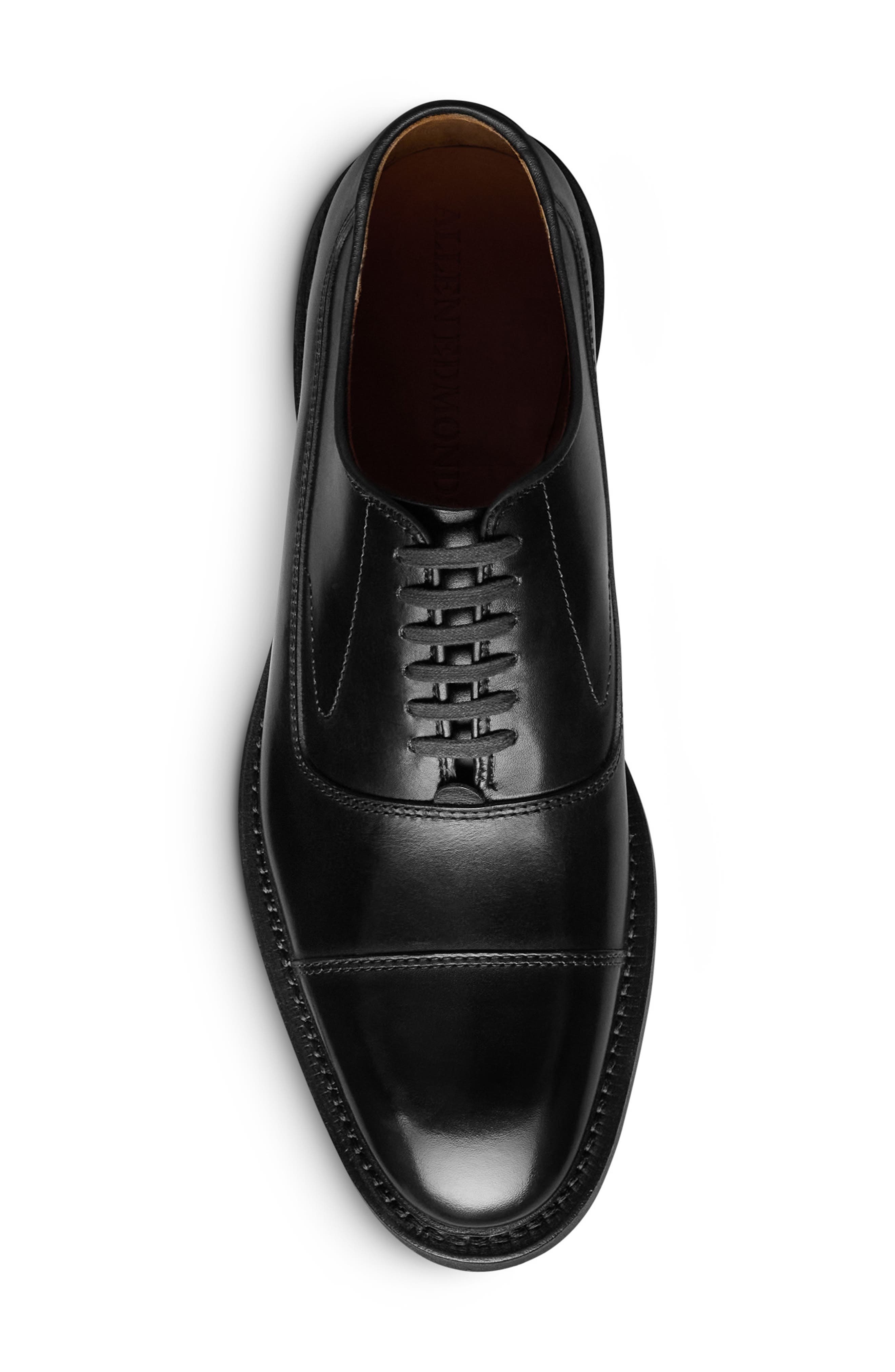 Rhett Cap Toe Derby, Alternate, color, BLACK