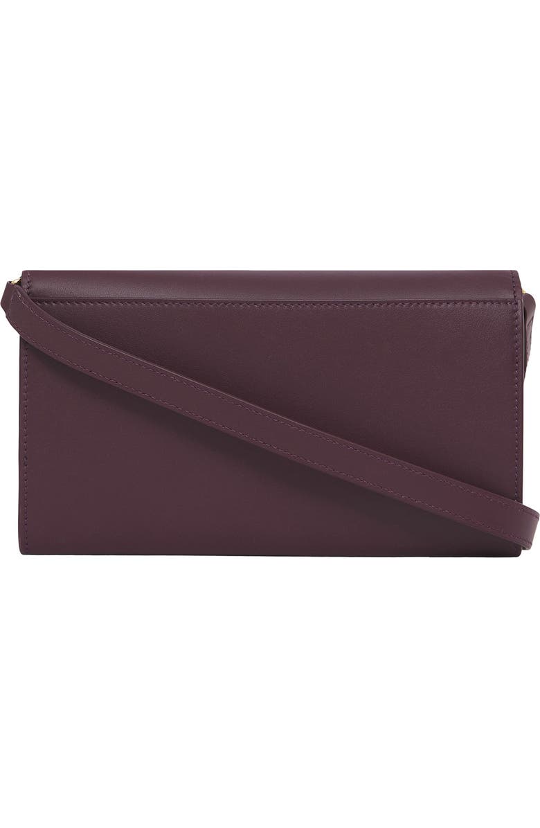 Burberry Hannah Leather Wallet on a Strap, Alternate, color,