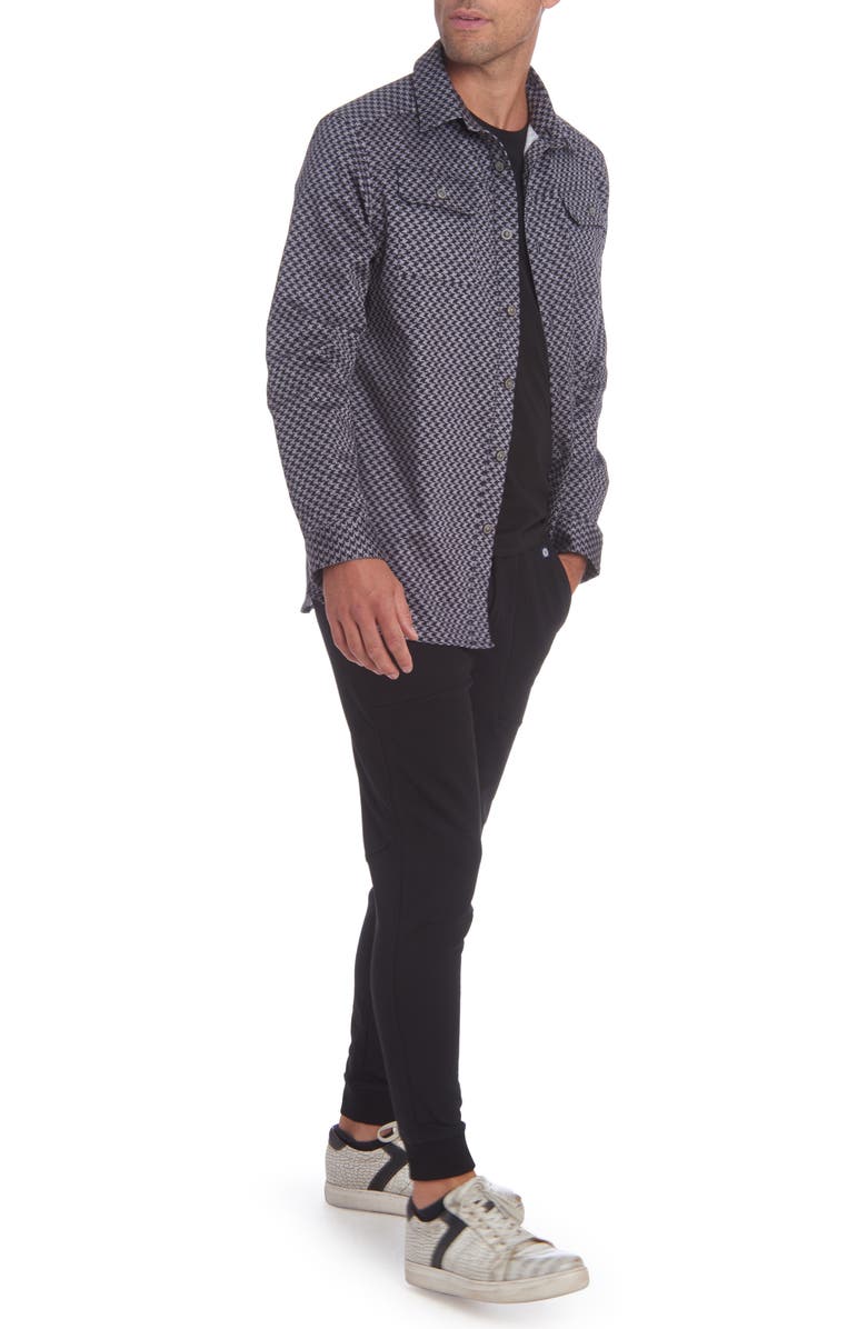 PINO BY PINOPORTE Button Front Shirt, Alternate, color, Black