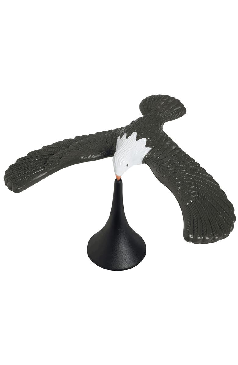 Toysmith Magic Party Trick 7" Balancing Eagle, Alternate, color, Multicolored