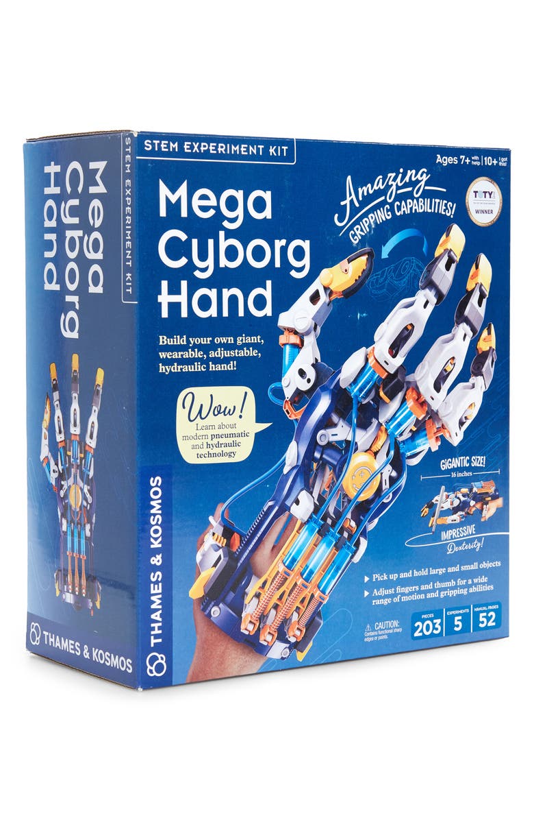 Thames & Kosmos Mega Cyborg Hand Construction Kit, Main, color, Multi