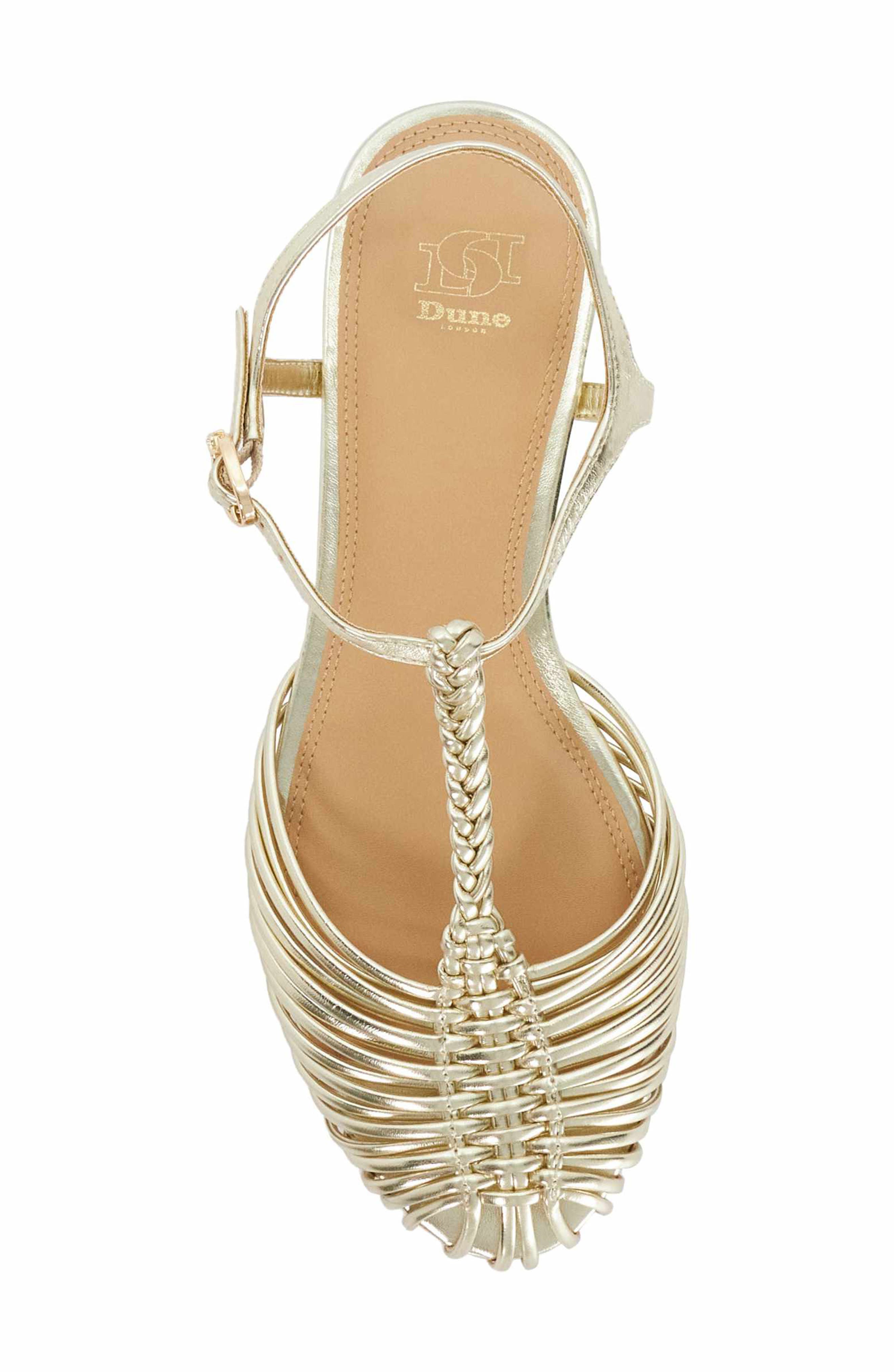 Harmoni Ankle Strap Sandal, Alternate, color, GOLD