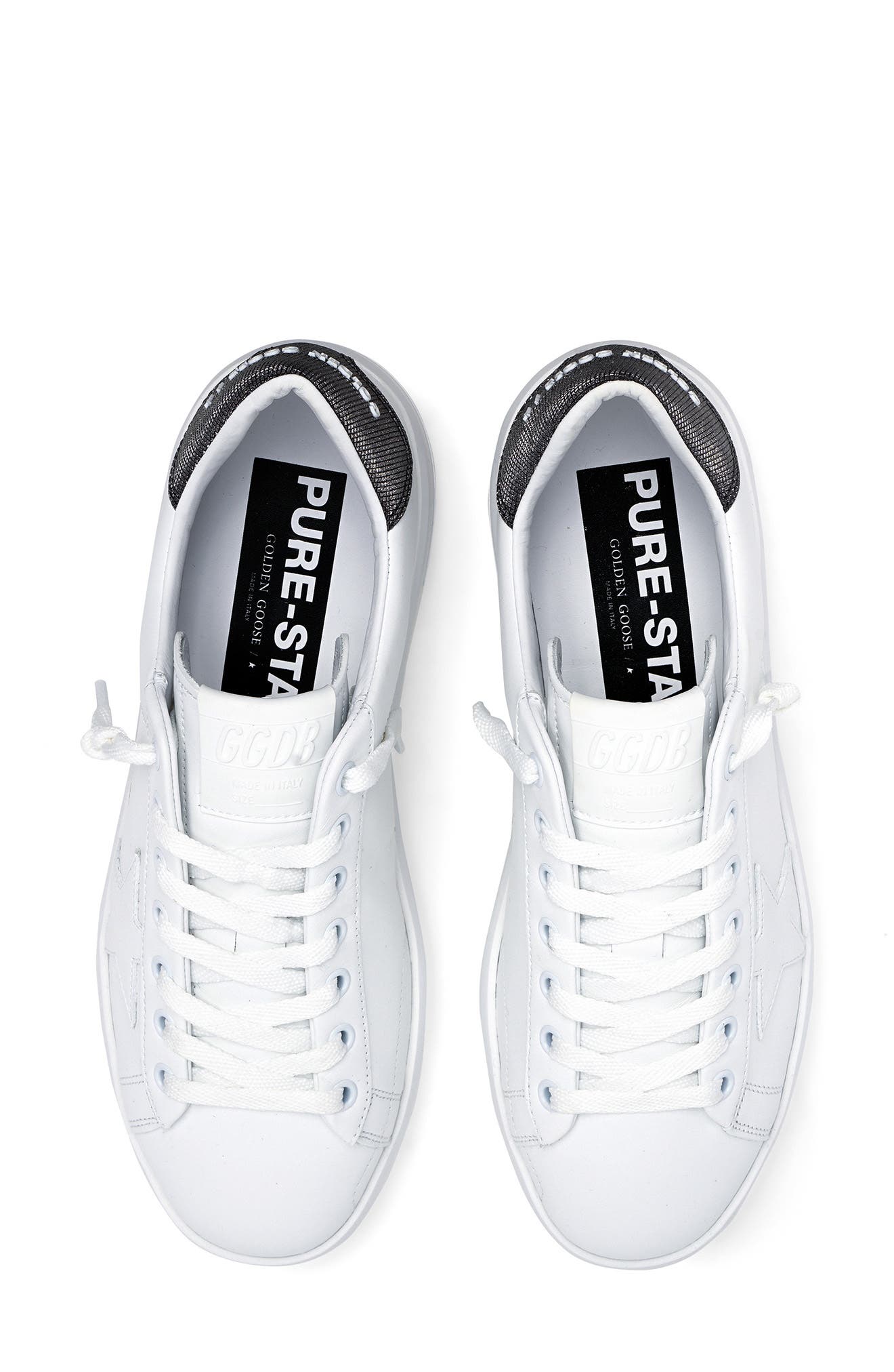 Purestar Low Top Sneaker, Alternate, color, WHITE/ DARK GREY