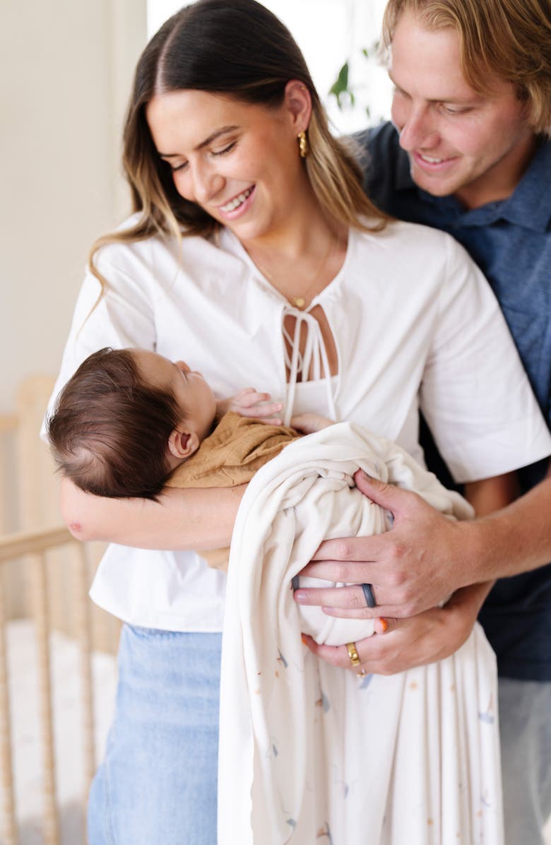 SARANONI Minky Print Swaddle, Alternate, color, Boat