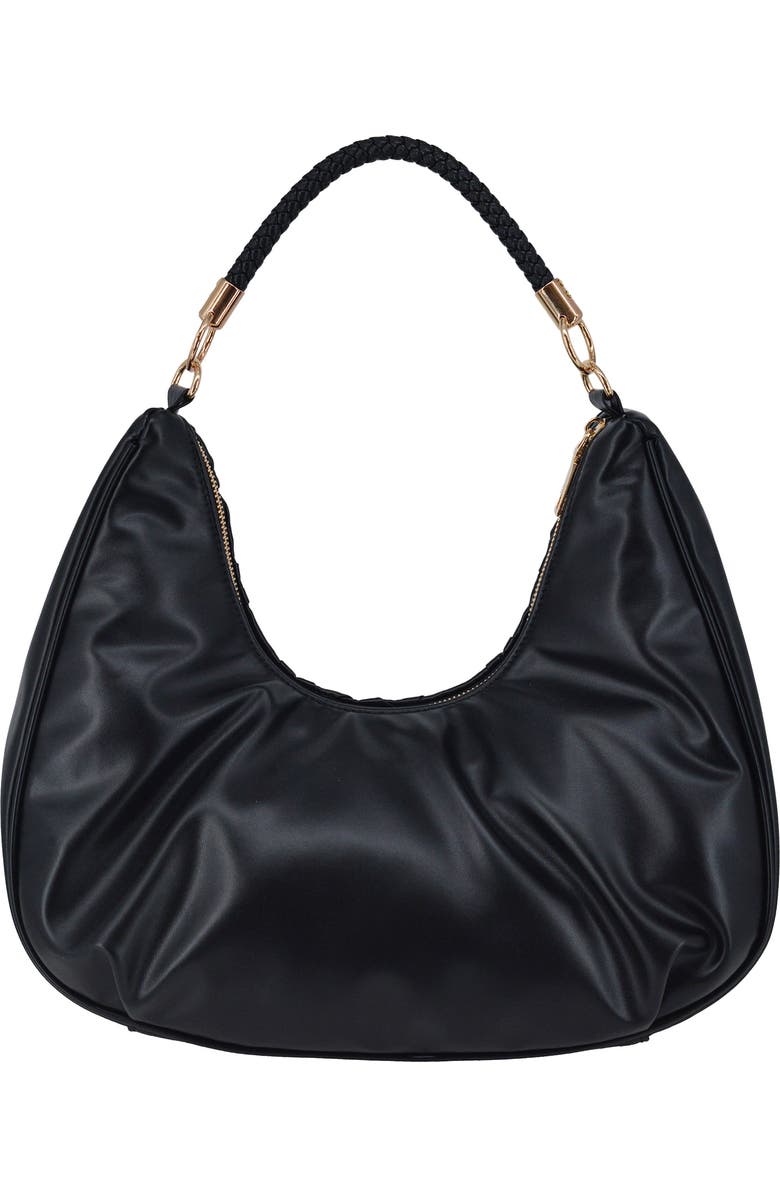 bebe Luca Hobo Bag, Alternate, color, Black