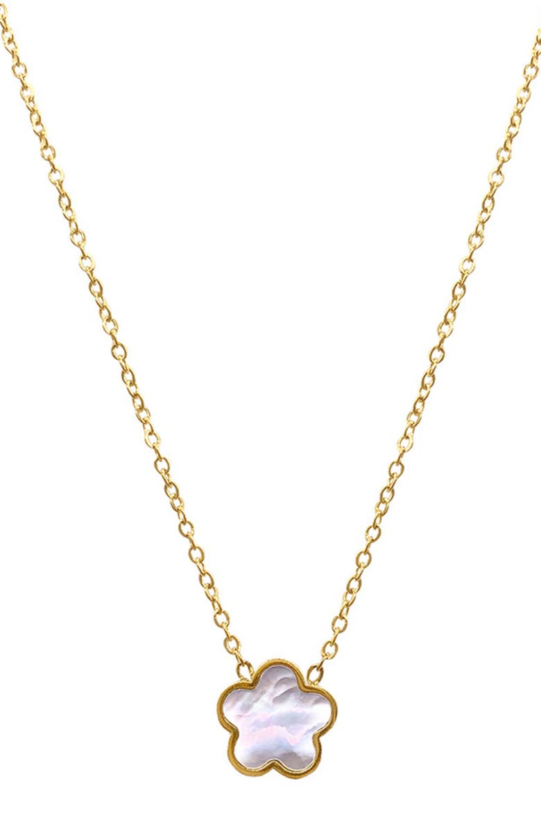 Adornia Set of 2 Assorted Clover Necklaces, Alternate, color, Gold