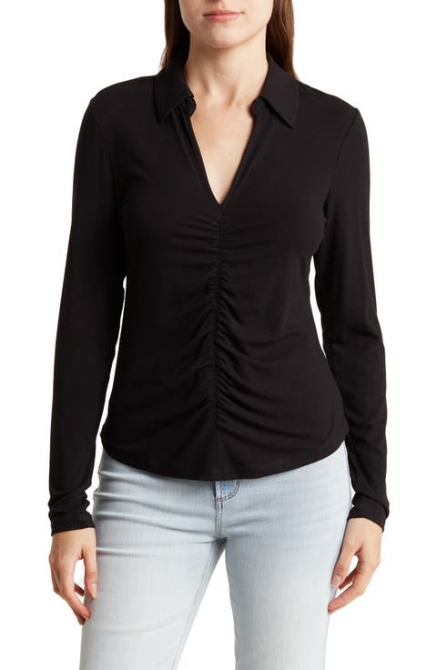 One Night Out Ruched Top