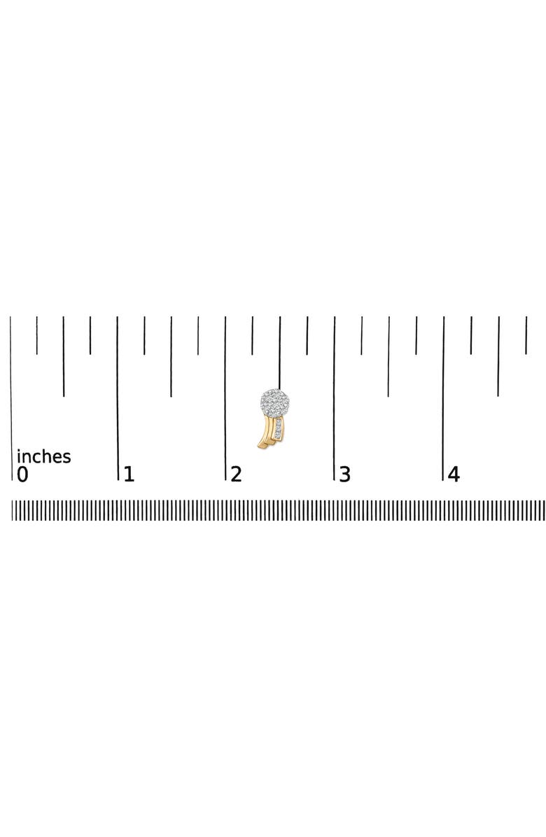 Haus of Brilliance 14K Yellow Gold 7/8 cttw Round Cut Diamond Earrings, Alternate, color, Yellow