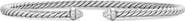 David Yurman Micro Cable Flex Bracelet in Sterling Silver with Diamonds, 2.6mm