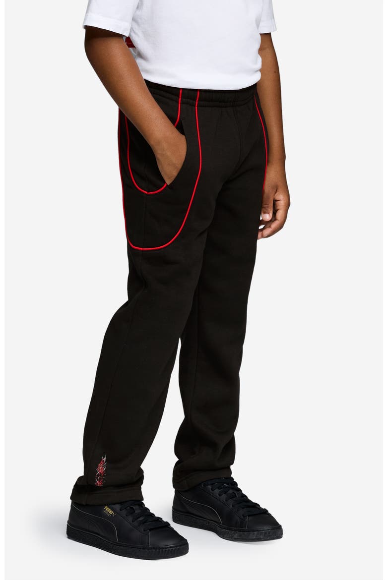 Kid' Essentials Fleece Pants, Alternate, color, BLACK