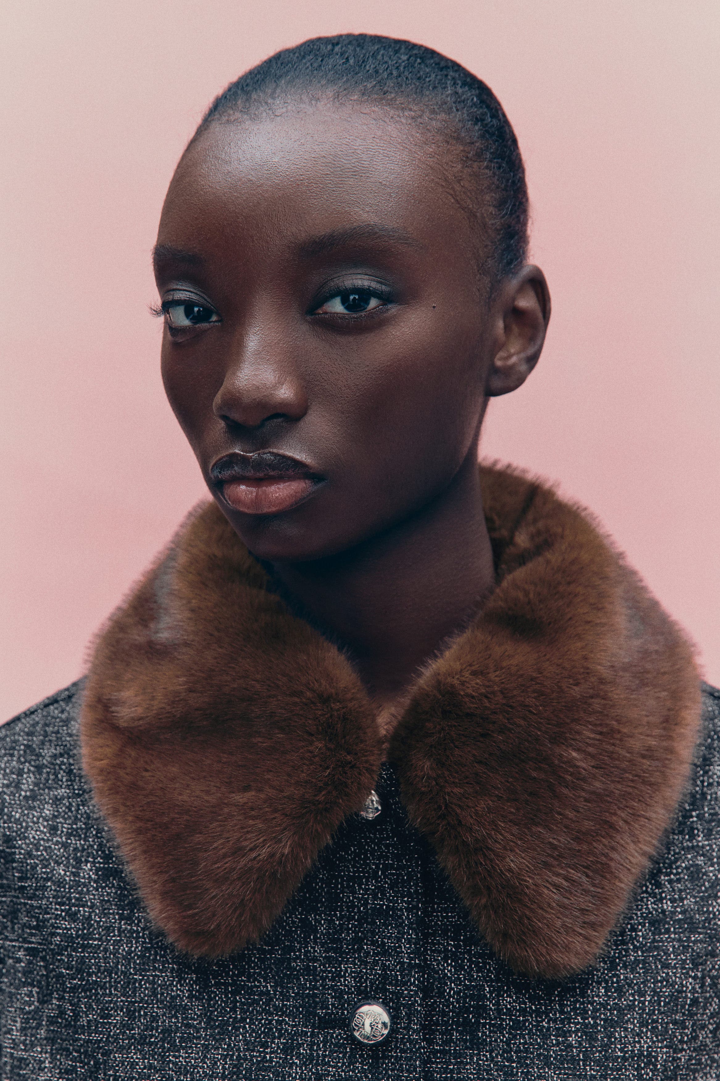 Collared Boucle Jacket - image 2