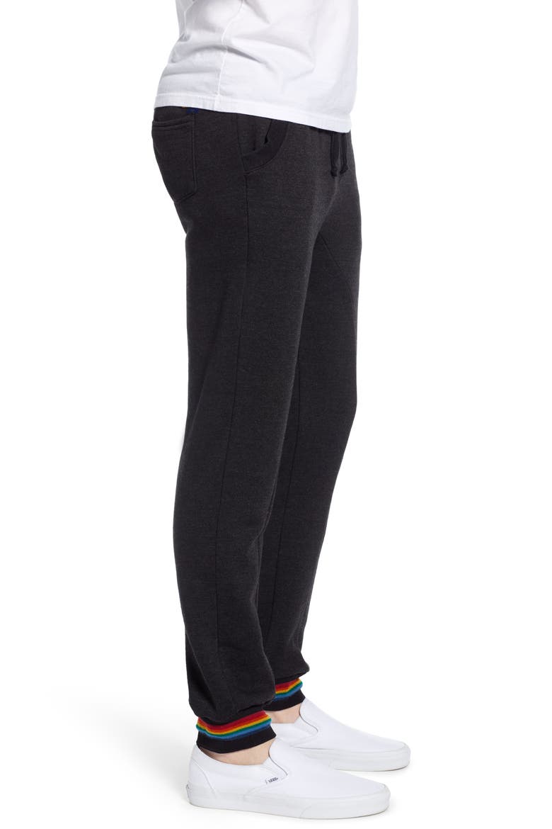 Prism Slim Fit Sweatpants, Alternate, color, BLACK