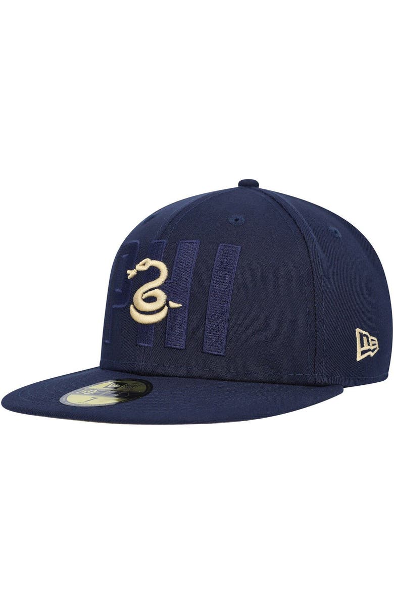 New Era Men's New Era Navy Philadelphia Union Kick Off 59FIFTY Fitted Hat, Alternate, color, 