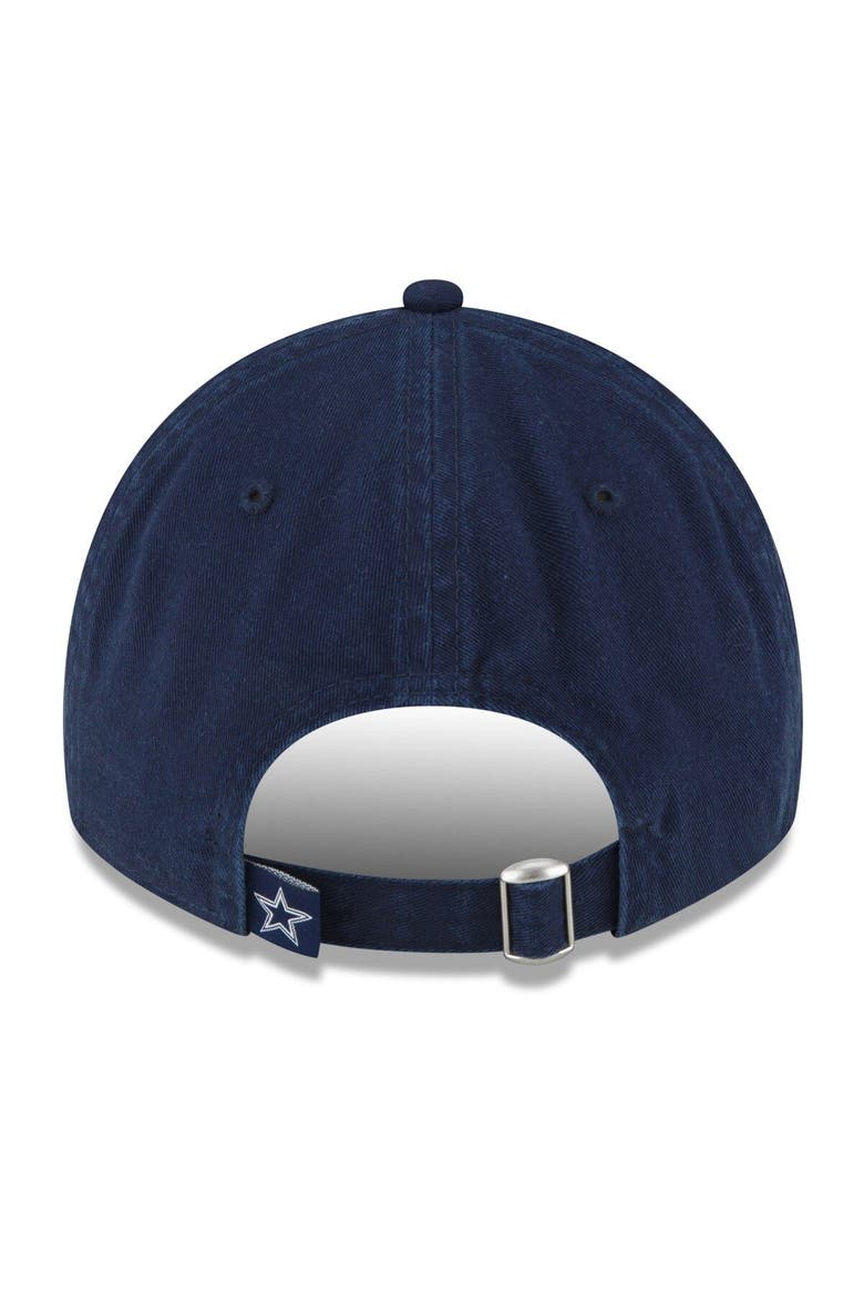 Men's New Era Navy Dallas Cowboys Leaves 9TWENTY Adjustable Hat, Alternate, color, Navy