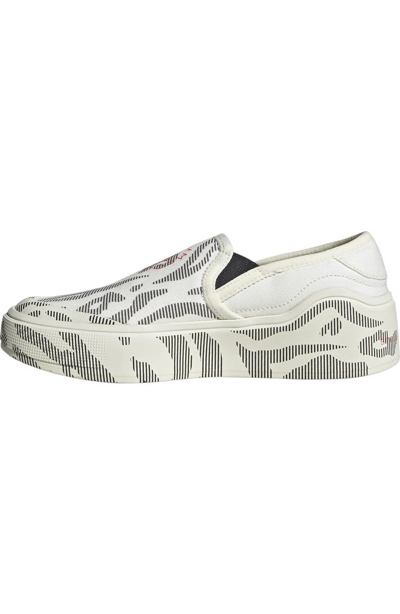 adidas by Stella McCartney Court Slip-On Shoe, Alternate, color, Off White