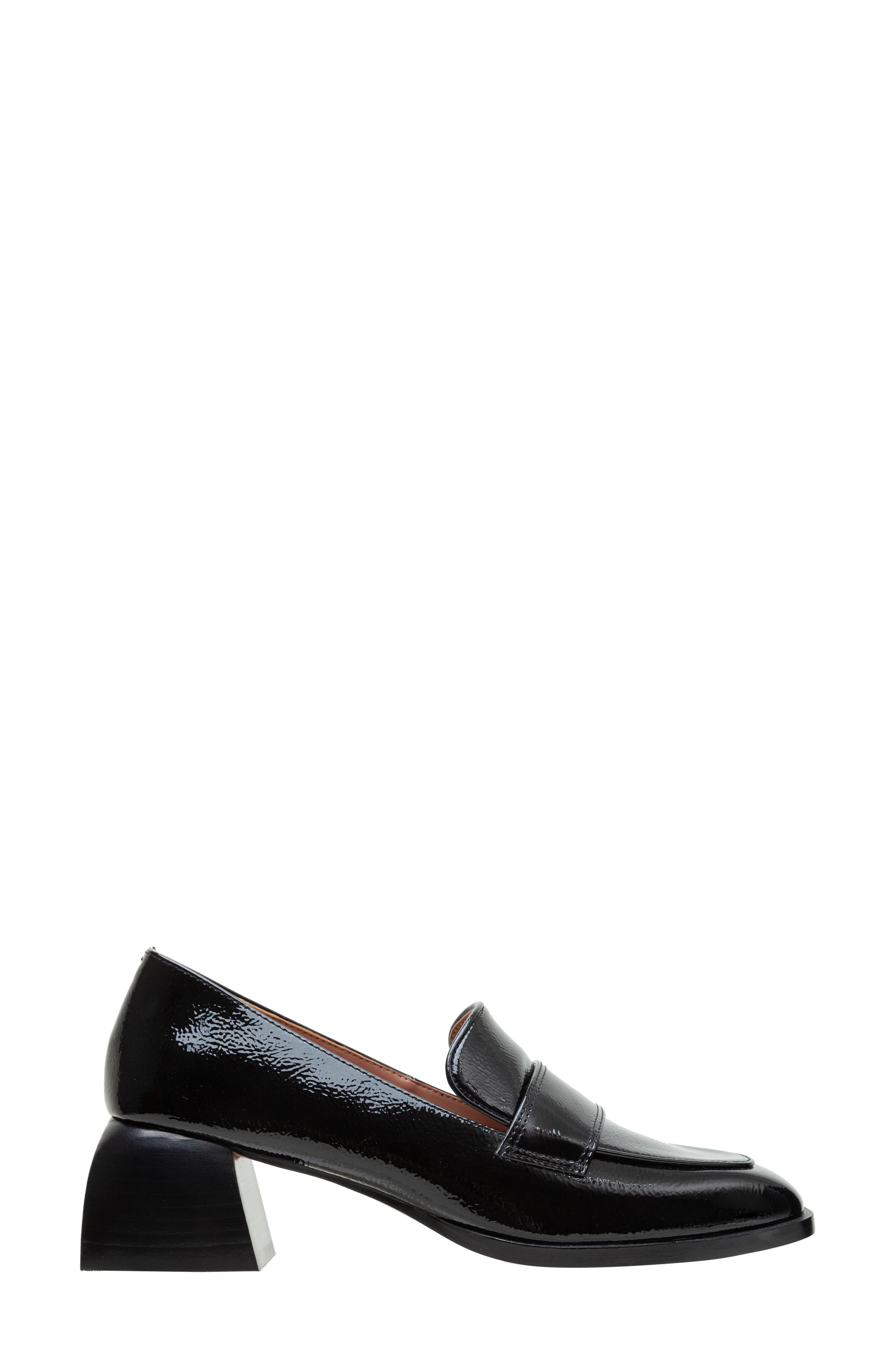 Linea Paolo Malone Loafer Pump, Alternate, color, Blk Patent