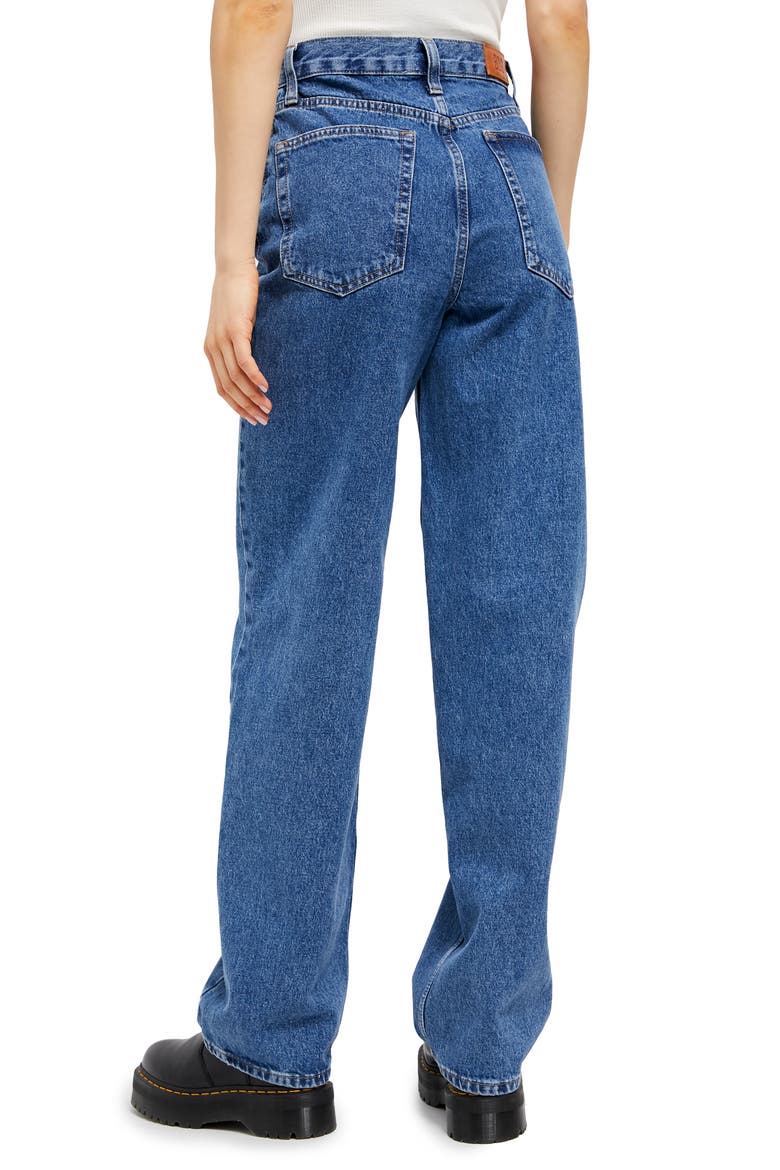 High Waist Modern Boyfriend Jeans, Alternate, color, MID VINTAGE