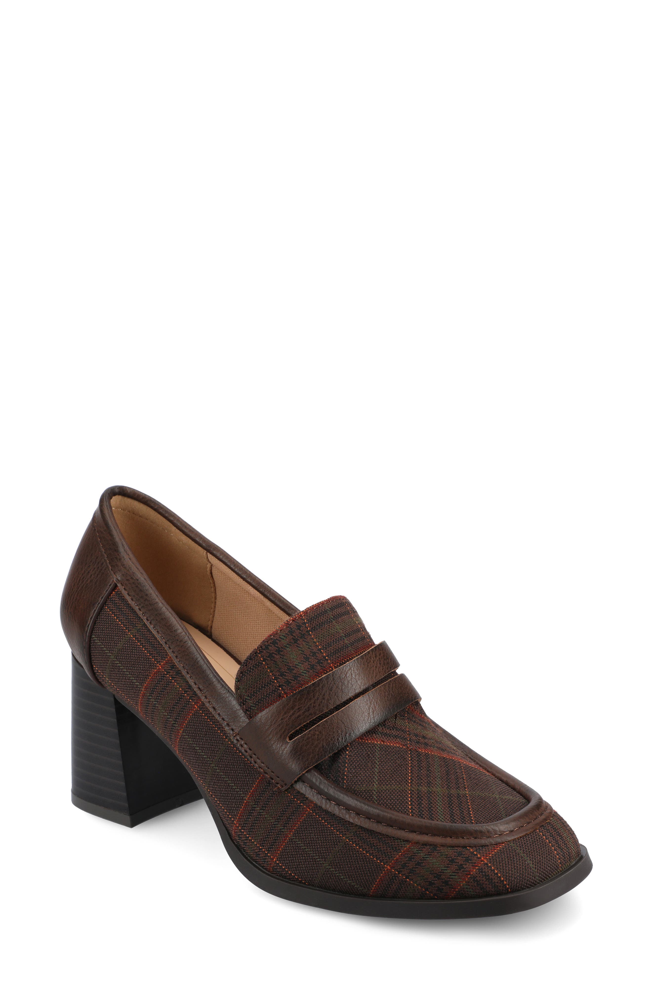 BROWN PLAID