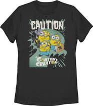 Minions & Monsters Juniors Minions & Monsters Caution Content Creator T Shirt
