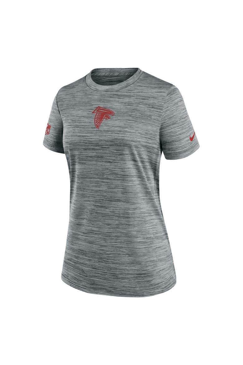 Women's Nike Gray Atlanta Falcons Sideline Velocity Performance T-Shirt, Alternate, color, Gray