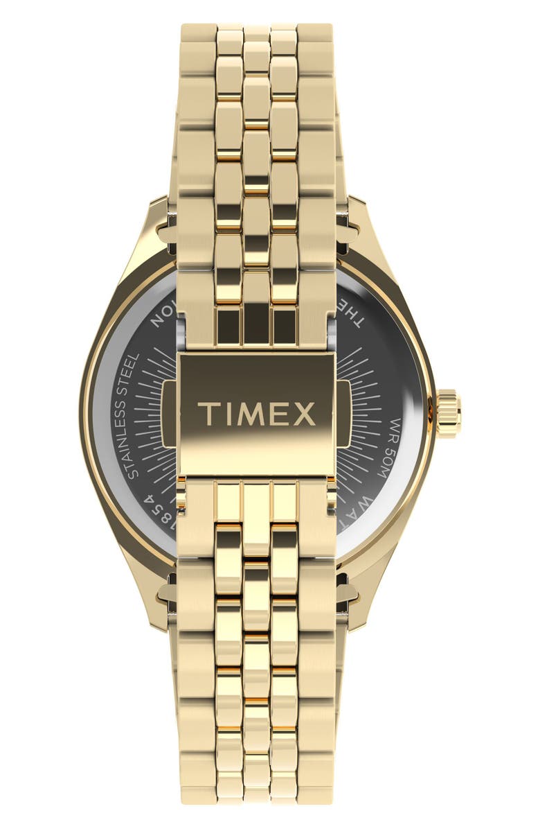 Timex<sup>®</sup> Legacy Celestial Bracelet Watch, 36mm, Alternate, color, White/ Goldtone