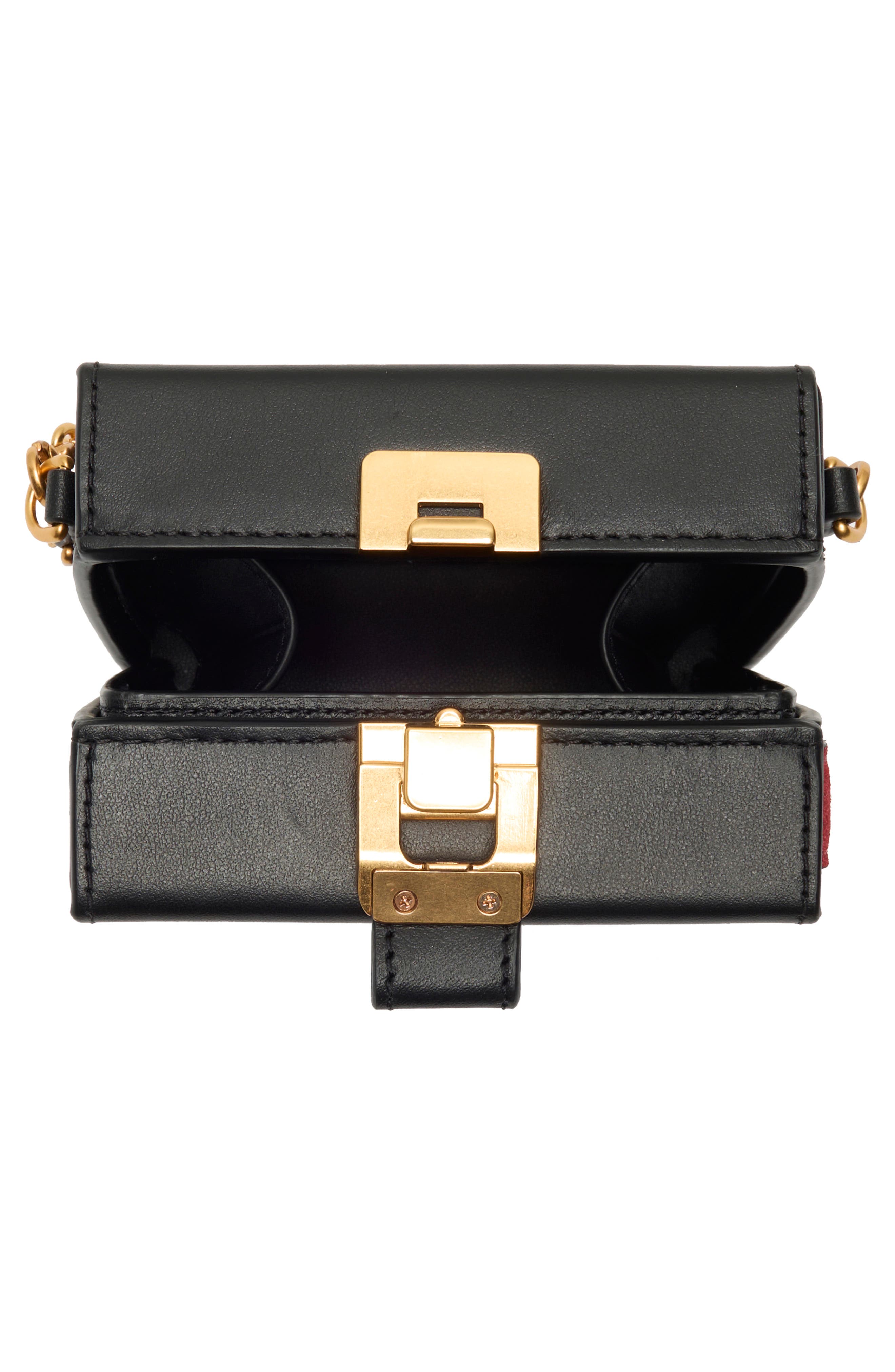 perfect match micro matchbox crossbody bag, Alternate, color, BLACK MULTI