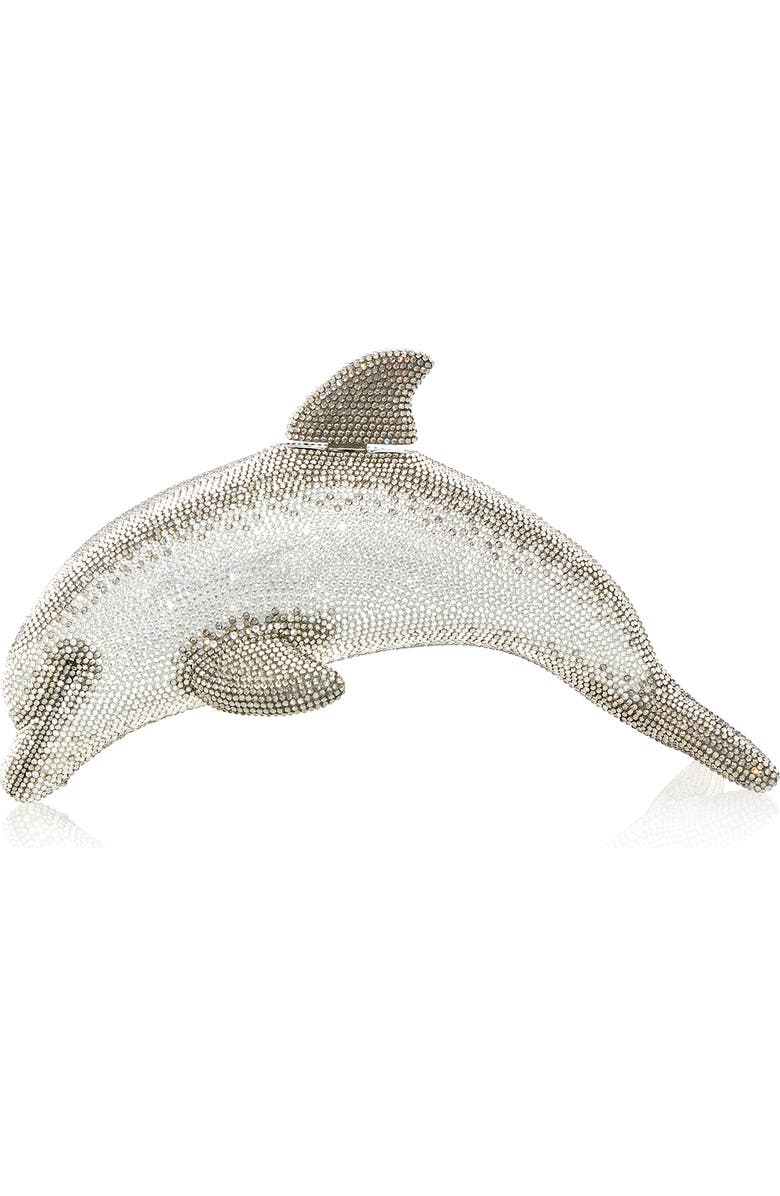 JUDITH LEIBER COUTURE Dolphin Clutch, Main, color,