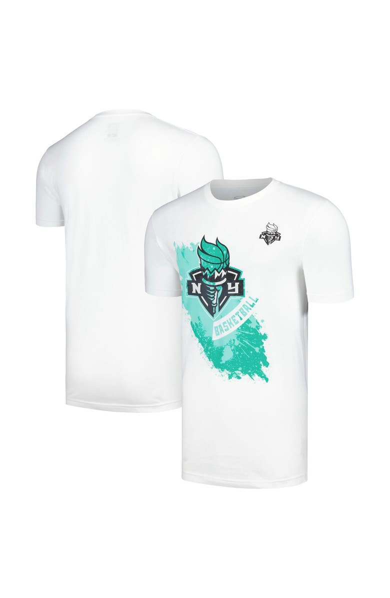 Stadium Essentials Unisex Stadium Essentials White New York Liberty Splashed T-Shirt, Main, color, 